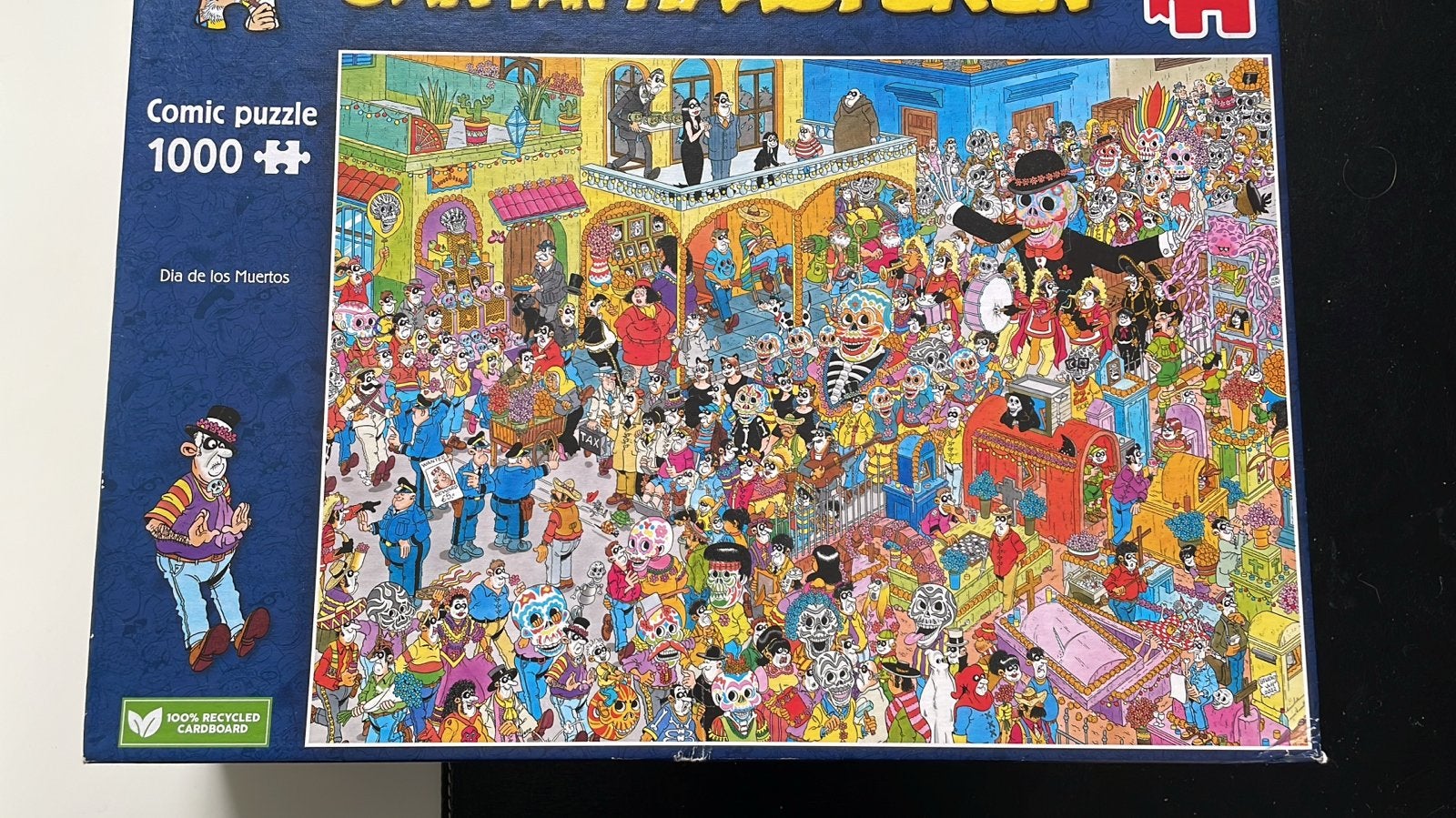 Comic puzzel 1000 stukjes - Dia de los Muertos, Ophalen, 500 t/m 1500 stukjes, Zo goed als nieuw, Legpuzzel