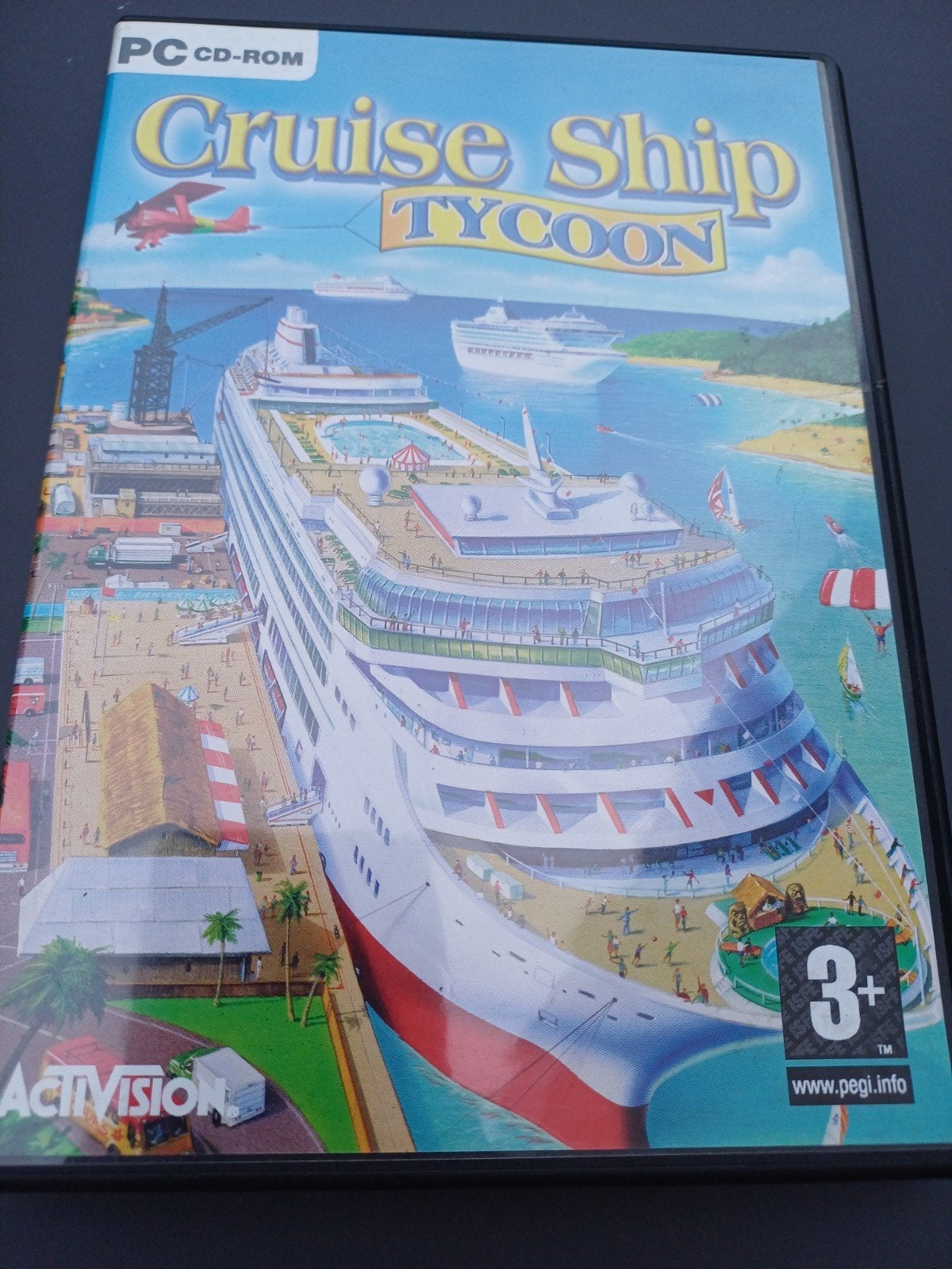 Cruise Ship Tycoon PC CD-ROM - Bouw je eigen cruiseschip, Gebruikt, 1 speler, Ophalen of Verzenden, Vanaf 3 jaar