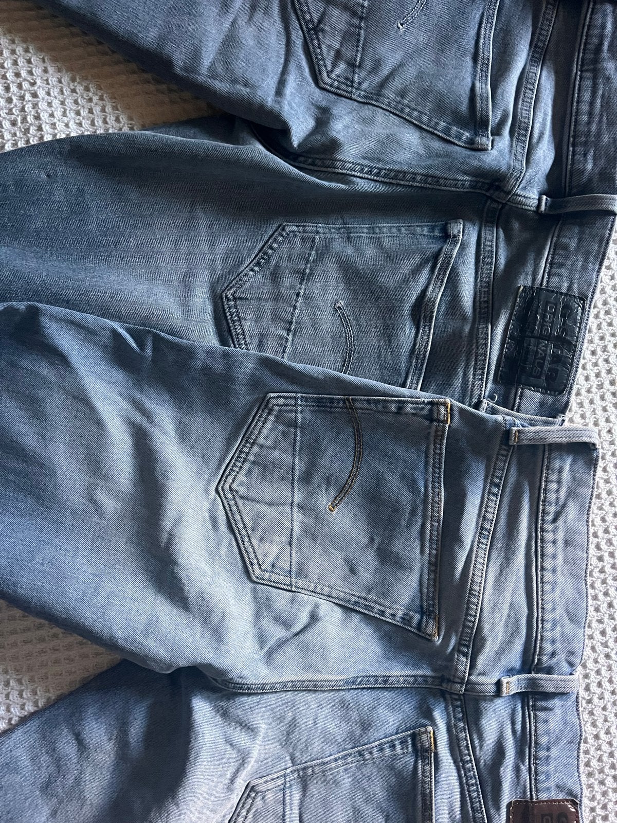 G-Star Jeans Maat 28-30, Nieuwstaat, Rekbare Stof, 2 Kleuren, Ophalen of Verzenden, Zo goed als nieuw, Blauw, W32 (confectie 46) of kleiner