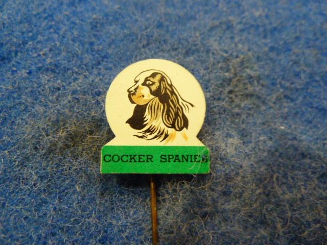 Speldje Cocker Spaniel, Verzamelen, Verzenden, Zo goed als nieuw, Overige onderwerpen