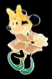 Minnie Mouse met gele strik pin, Verzamelen, Verzenden, Nieuw, Figuurtje, Speldje of Pin