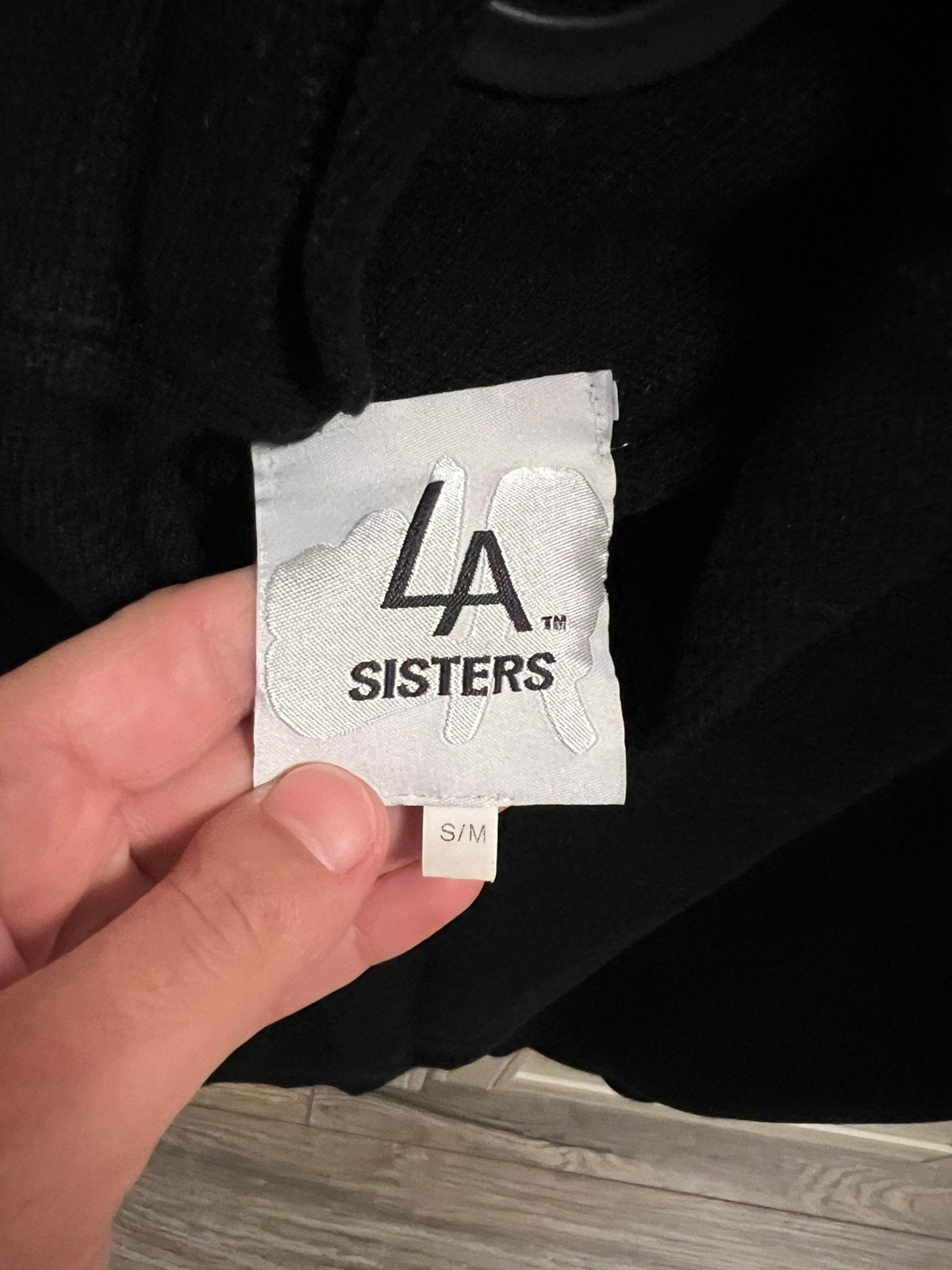LA sisters trui sweater wol S M gebreid zwart nieuw coltrui, Ophalen of Verzenden, Nieuw, Maat 38/40 (M), Zwart
