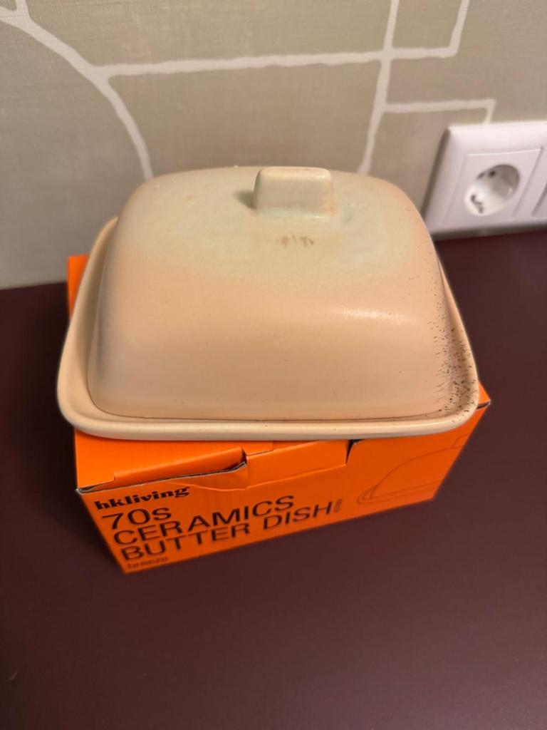 HK Living 70s Ceramics Botervloot - Nieuw in doos, Huis en Inrichting, Keuken | Servies, Keramiek, Overige typen, Nieuw, Ophalen of Verzenden