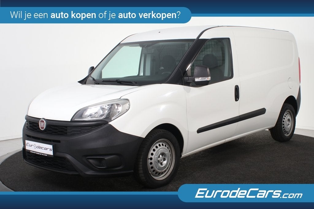 Fiat Doblò 1.3 MultiJet *1ste Eigenaar*PDC* (bj 2018), Auto's, Voorwielaandrijving, Stof, Gebruikt, Zwart