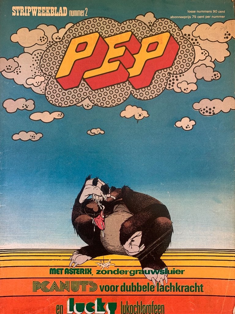 Weekblad PEP  NR. 2 - 11 januari 1974, Boeken, Eén stripboek, Ophalen of Verzenden, Gelezen