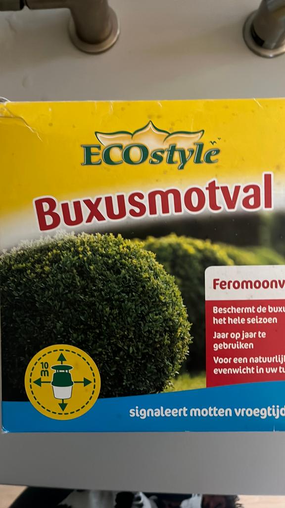 Ecostyle Buxusmotval Feromoonval (tweedehands), Ophalen of Verzenden, Gebruikt, Ongediertebestrijding