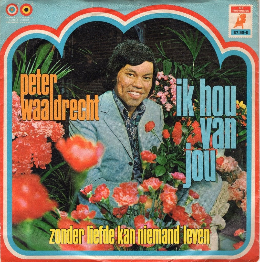 PETER WAALDRECHT  -  Ik hou van jou, Gebruikt, 7 inch, Nederlandstalig, Fotohoes