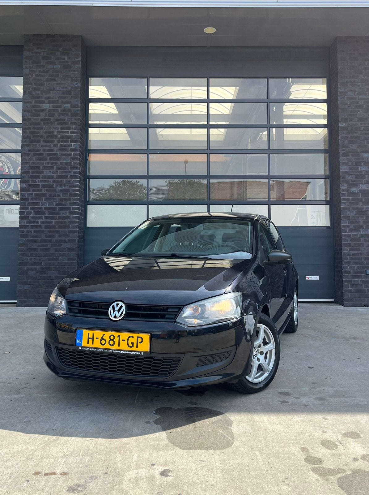 Volkswagen Polo 1.2 6V 44KW 2009 Zwart, Voorwielaandrijving, 967 kg, 40 €/maand, 1198 cc