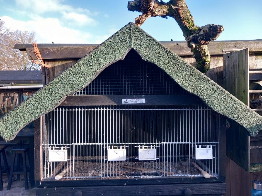 Mooie Grote Vinken/Nachtegaal kooi, Dieren en Toebehoren, Ophalen, Gebruikt, Hout, Vogelkooi