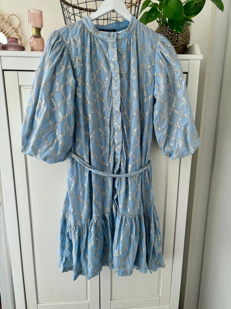 Bruuns Bazaar jurk maat 42, Kleding | Dames, Jurken, Blauw, Maat 42/44 (L), Ophalen of Verzenden, Zo goed als nieuw