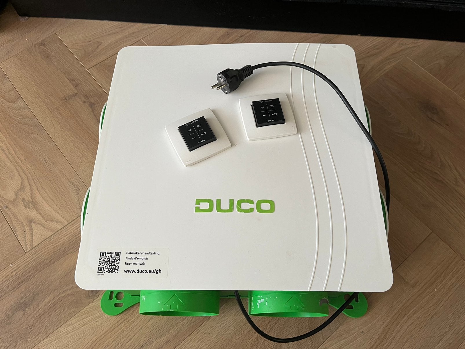 Ducobox Silent ventilatiebox met 2 RF afstandsbedieningen, Doe-het-zelf en Verbouw, Ventilatie en Afzuiging, Ophalen of Verzenden