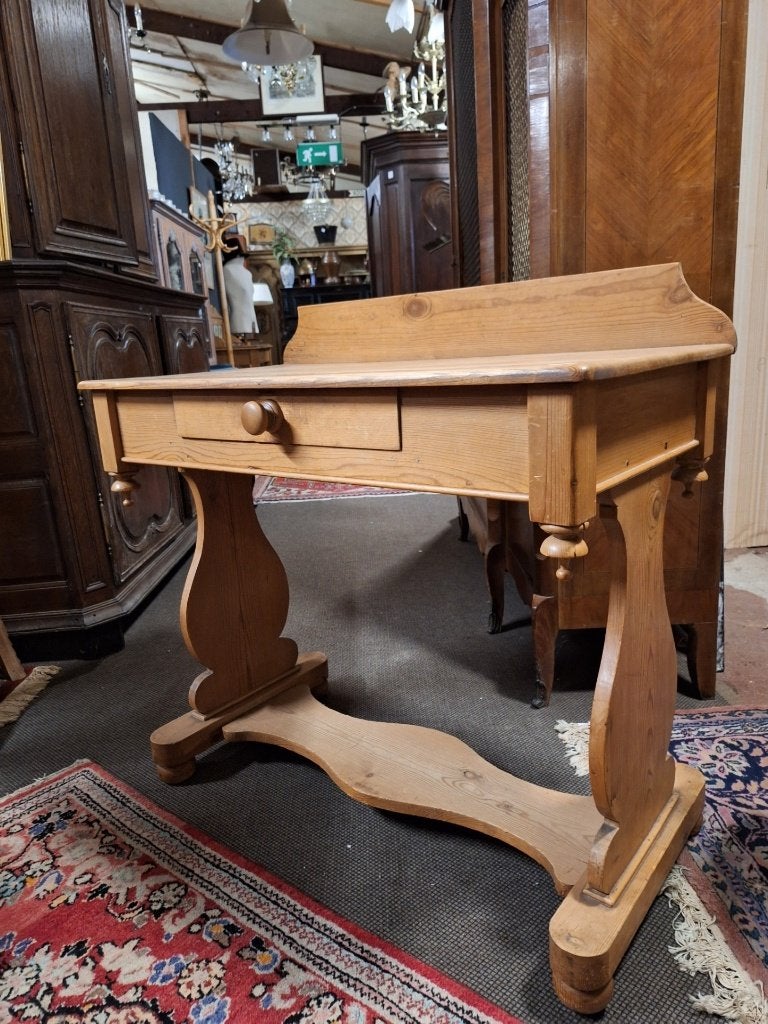 Oud grenen tafeltje,kaptafeltje,schrijftafeltje,sidetable..., Ophalen