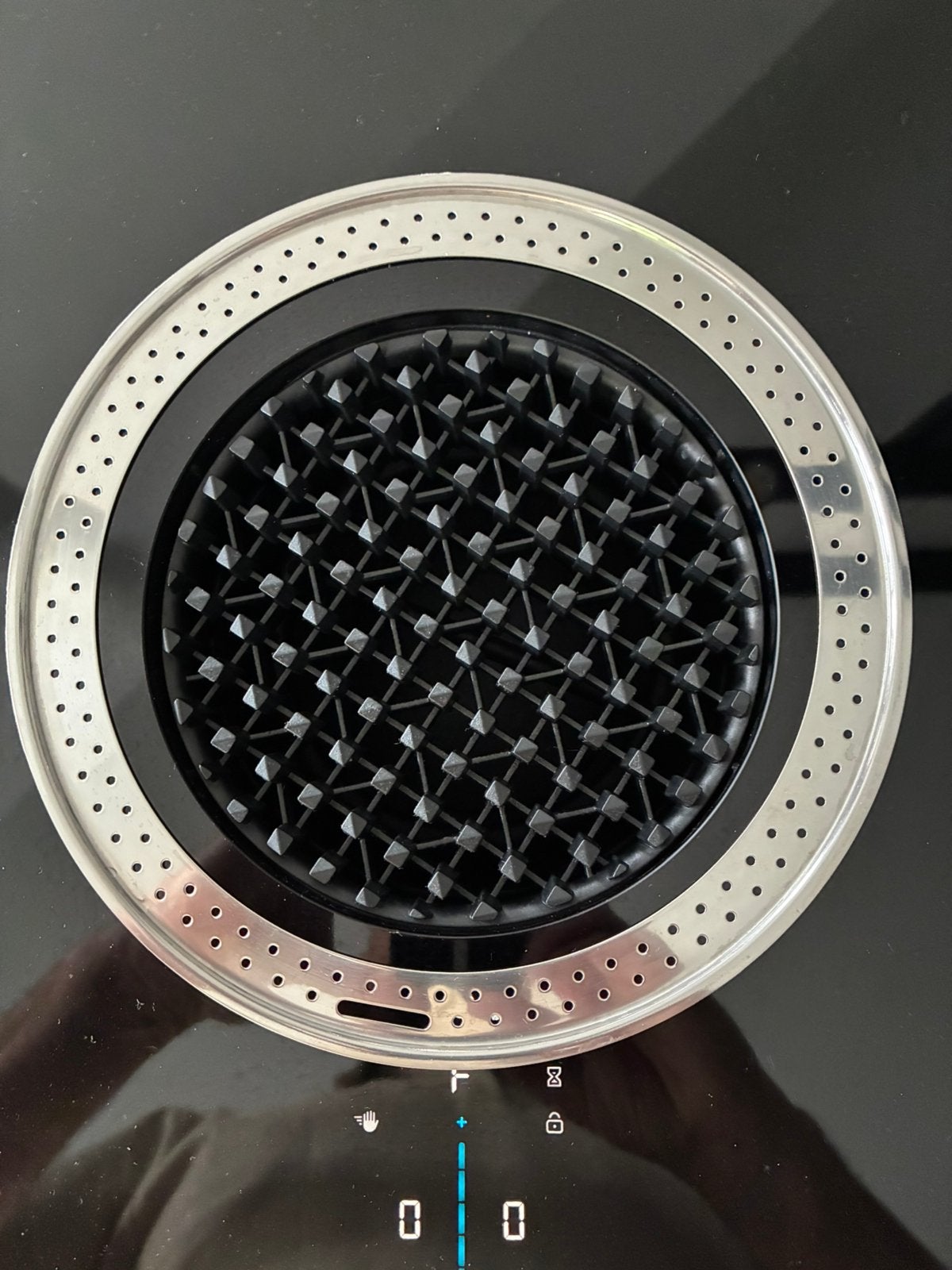 AMC spatring 24 cm, Pannenset, Ophalen of Verzenden, Zo goed als nieuw, Rvs