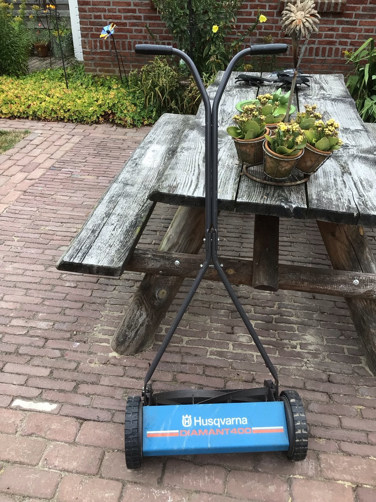 Husqvarna Diamant 400 handgrasmaaier, Ophalen, Gebruikt, Handgrasmaaier, 40 t/m 49 cm
