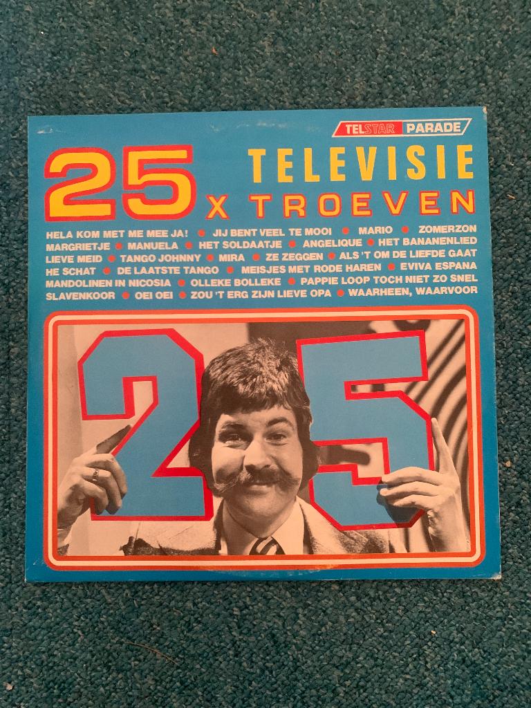 LP Televisie X-Troeven - Telstar Parade, Ophalen of Verzenden, Gebruikt, 12 inch, Levenslied of Smartlap