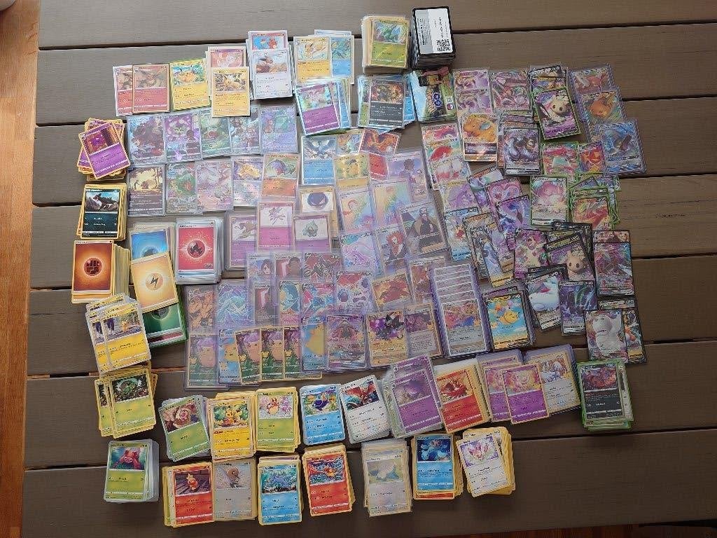 Pokemon kaarten verzameling hits en bulk, Ophalen, Zo goed als nieuw, Meerdere kaarten, Foil