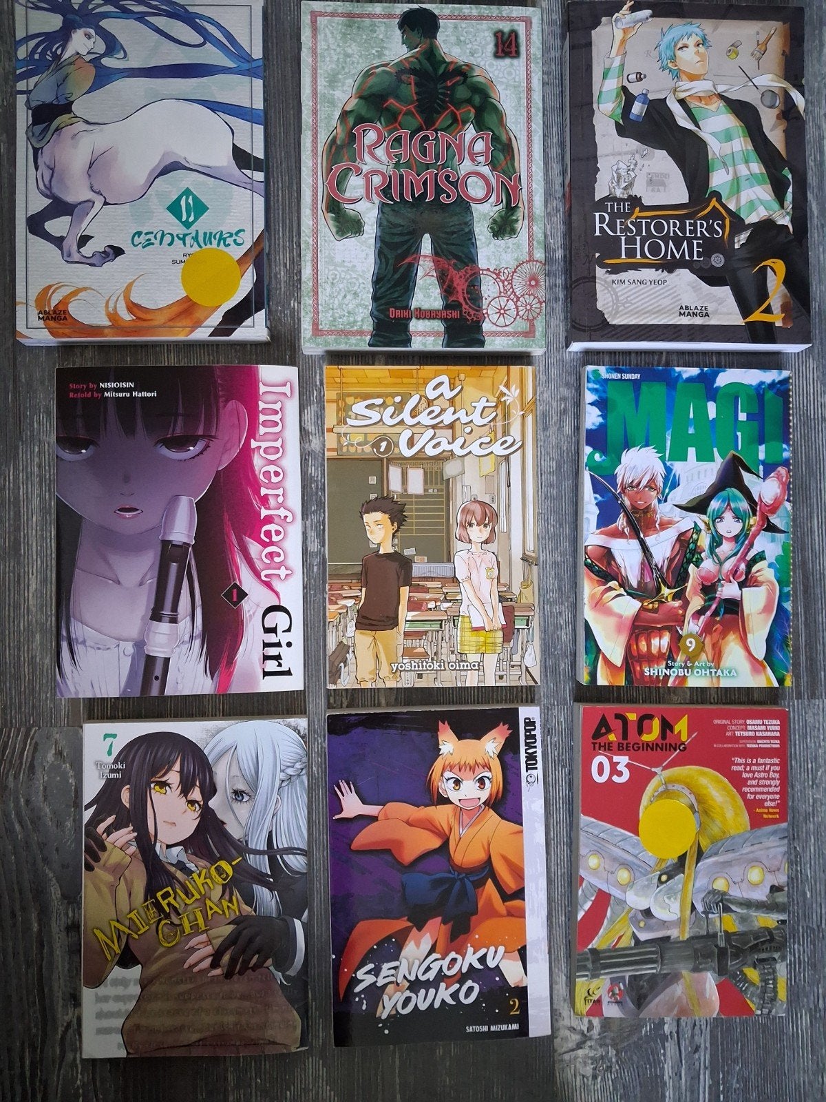 Partij van 9 engelstalige Manga boeken, Boeken, Meerdere comics, Ophalen of Verzenden, Nieuw, Japan (Manga)