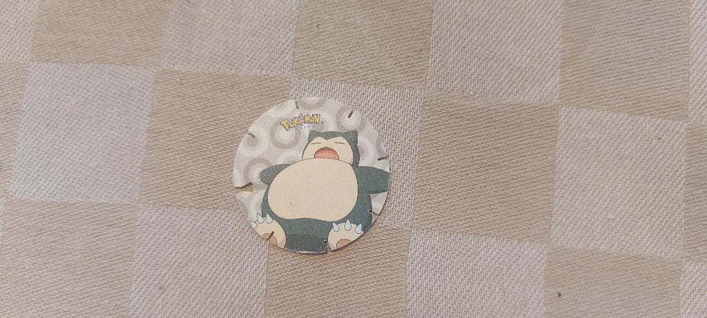 flippo pokemon chiki balls zeldzaam Snorlax, Ophalen of Verzenden, Losse flippo's
