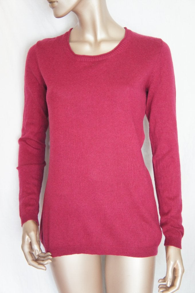 Trui maat 36/38 ZIJDE CASHMERE, Kleding | Dames, Truien en Vesten, Verzenden, Zo goed als nieuw, Maat 38/40 (M), Rood