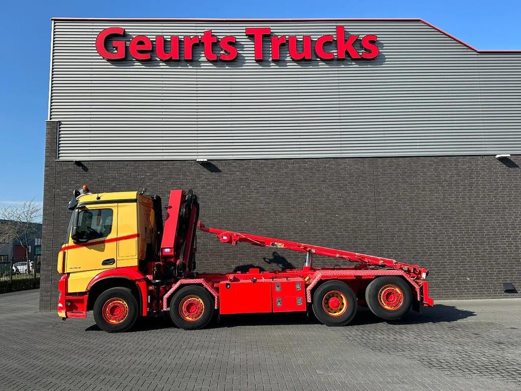 Mercedes-Benz Arocs 3253 L ENA 8X2/4 HMF2820 KRAAN / KRAN/ C, Auto's, Vrachtwagens, Euro 6, Bedrijf, Te koop, BTW verrekenbaar