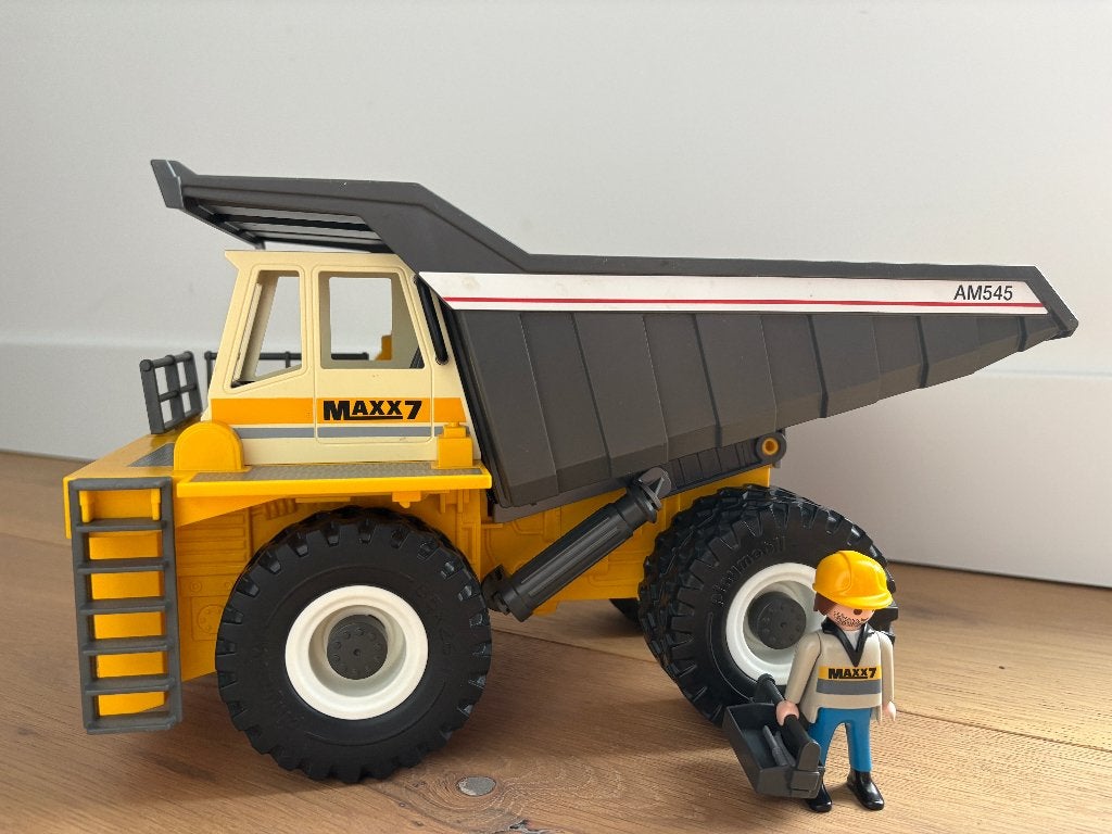 Playmobil Kiepwagen 4037 Maxx 7, Kinderen en Baby's, Complete set, Voertuig, Ophalen of Verzenden, Zo goed als nieuw
