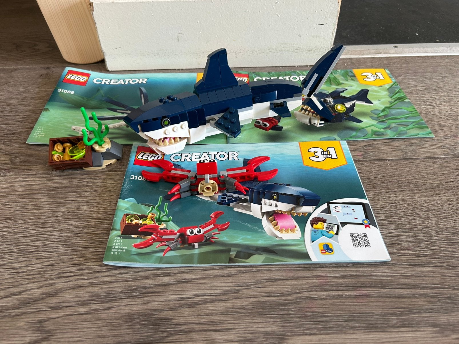 LEGO CREATOR 31088 Diepzeewezens, Lego, Ophalen of Verzenden, Zo goed als nieuw, Creator