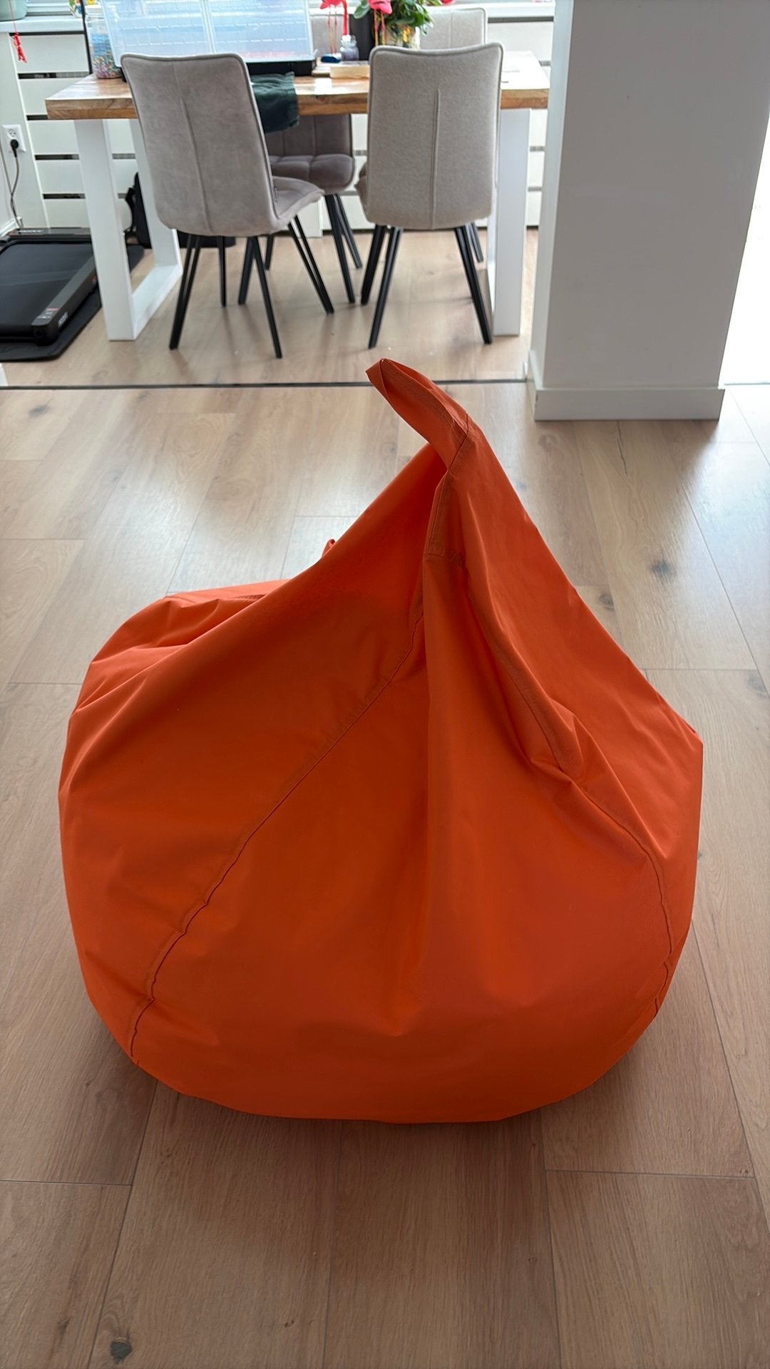 Zitzak oranje casacomfy, Ophalen, Zo goed als nieuw