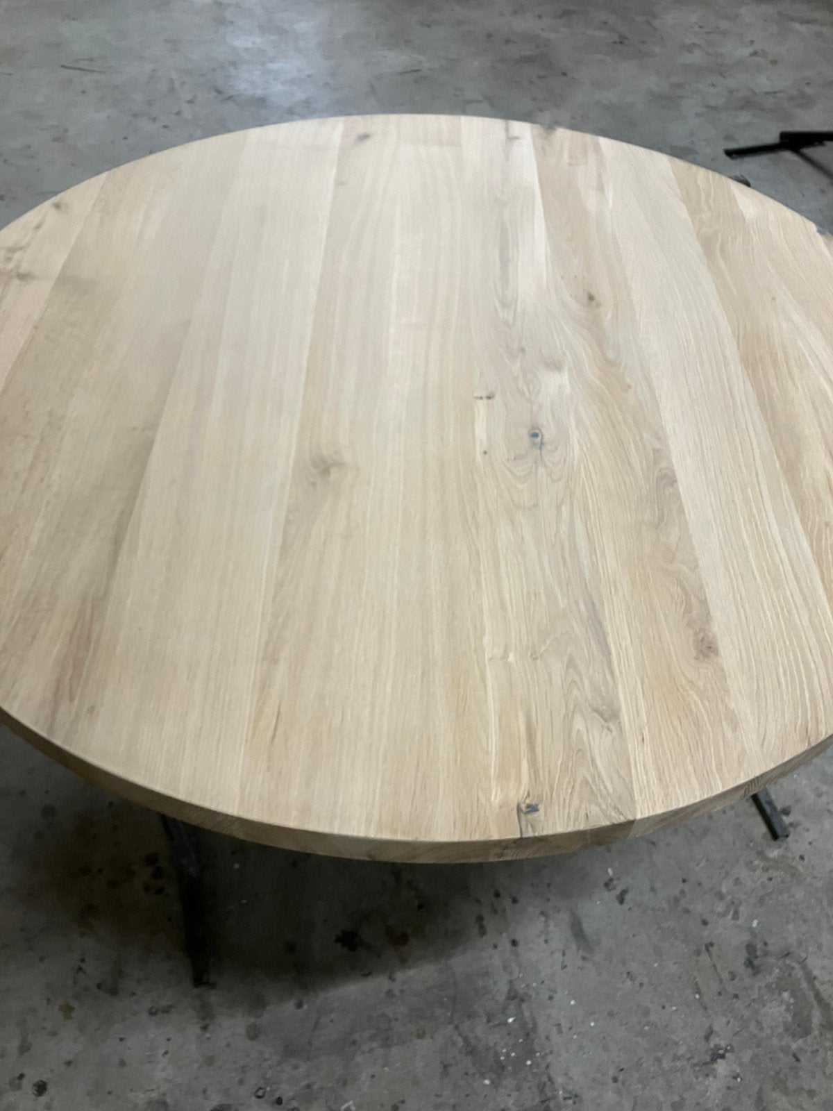 Opruiming !! 50% !! Korting !! Ronde eiken tafelbladen, Ophalen, 100 tot 150 cm, Rond, Nieuw