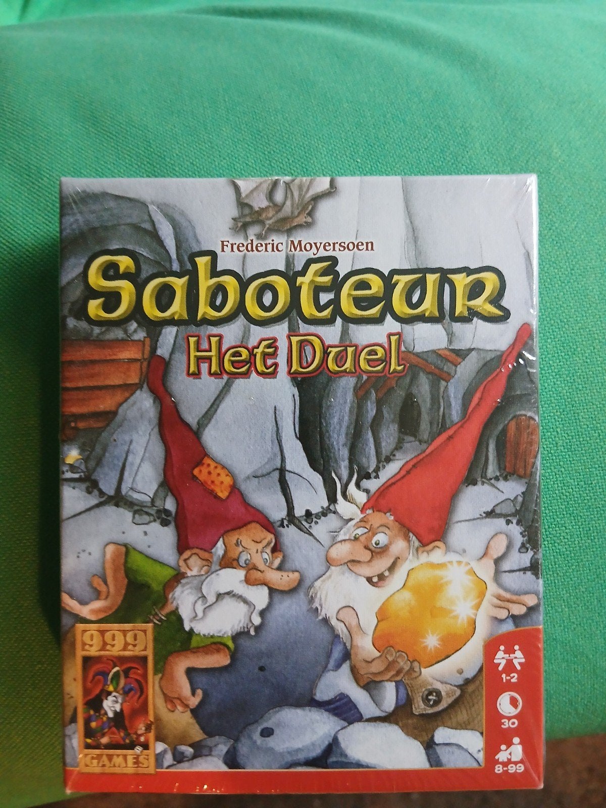 Saboteur Het duel, Een of twee spelers, Ophalen, Nieuw, 999 Games