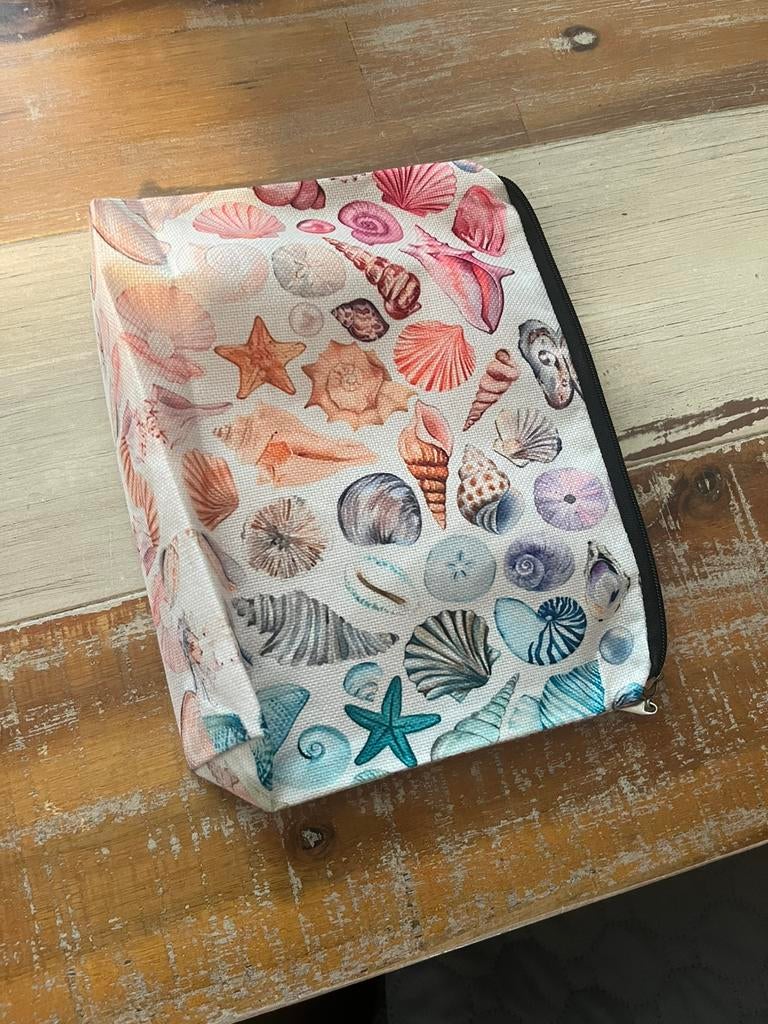 Tasje met schelp print, Ophalen of Verzenden, Zo goed als nieuw