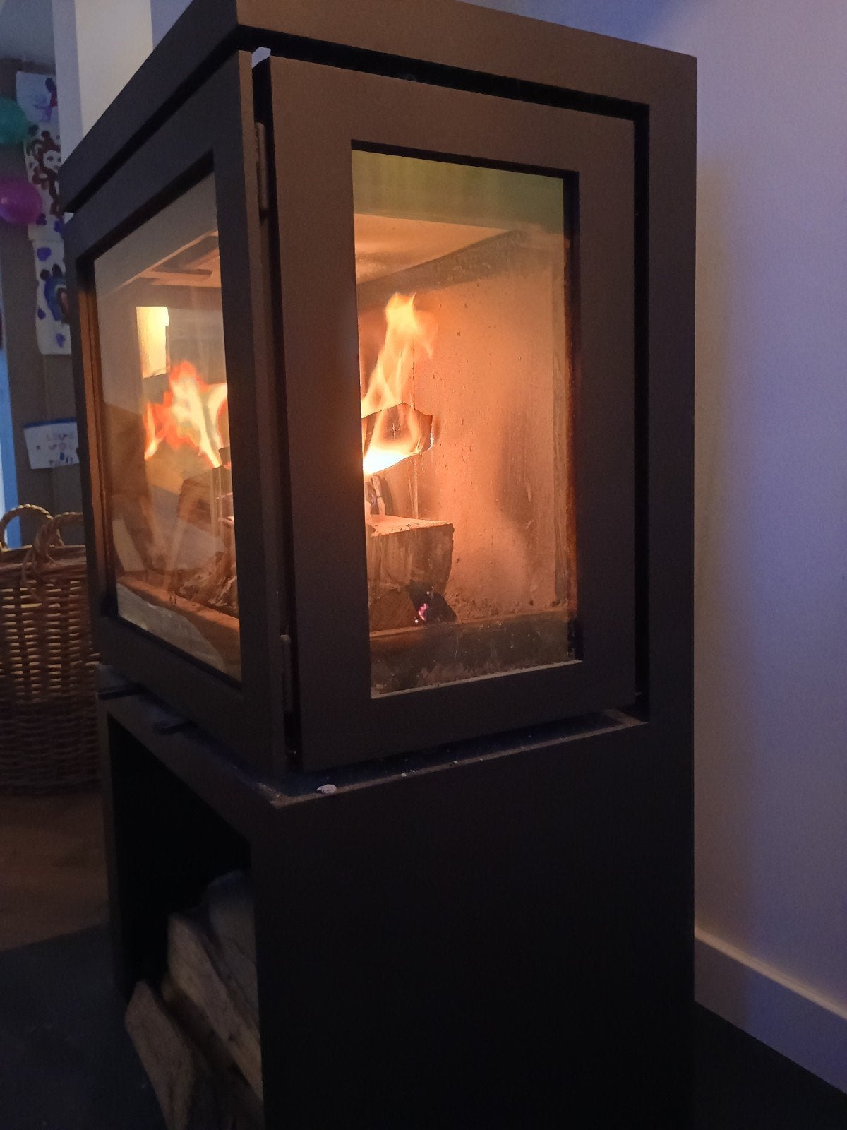 Dik Geurts kachel zo goed als nieuw, Ophalen, Zo goed als nieuw, Hout, Houtkachel