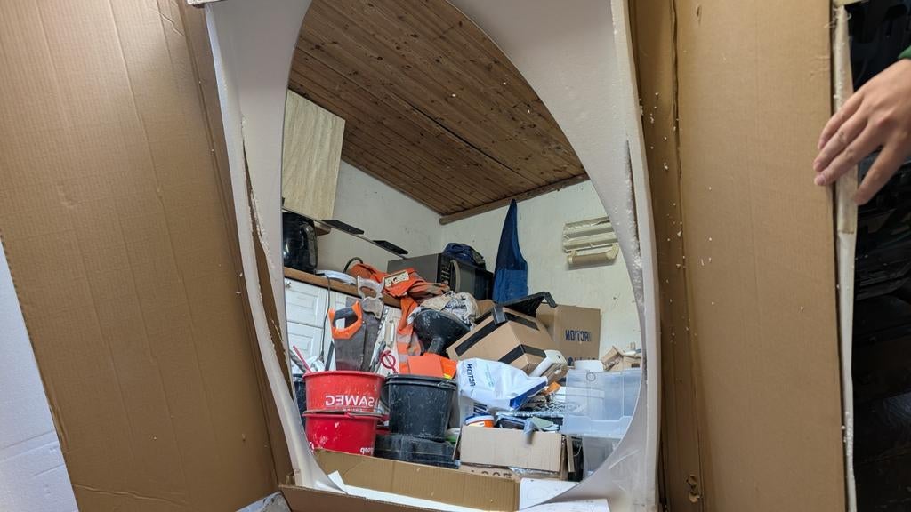 Spiegel met anti-condens en verlichting 120 cm bij 70 cm, Ophalen