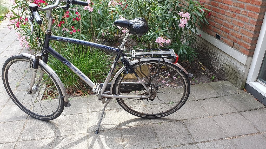 Mercure herenfiets om op te knappen, Gebruikt, Versnellingen, Trommelrem, Ophalen