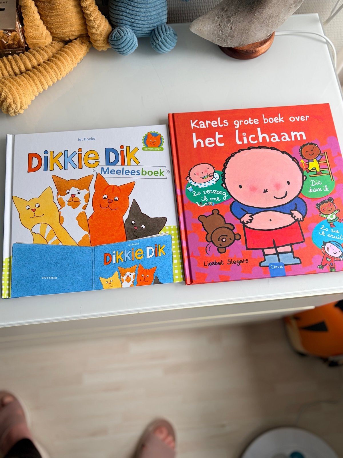 Dikkie Dik Meleesboek & Karels grote boek over het lichaam, Fictie algemeen, Jongen of Meisje, Nieuw, Ophalen of Verzenden