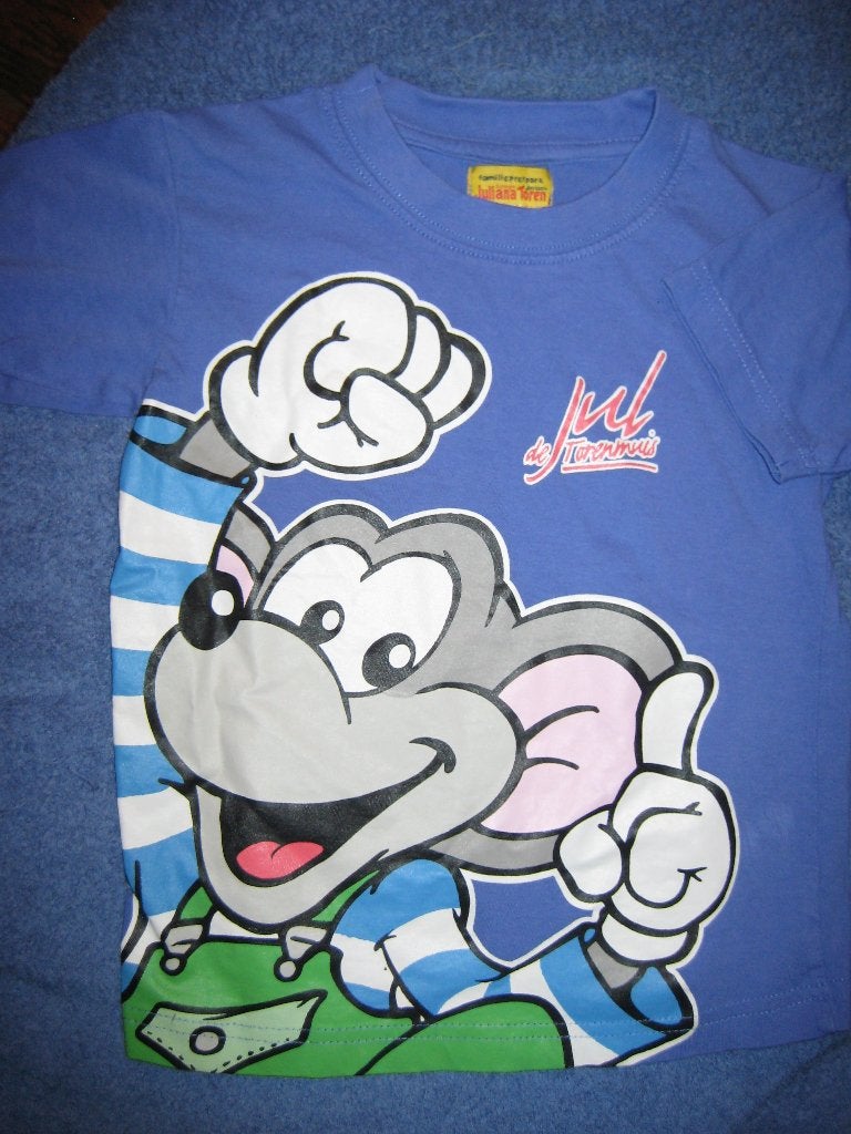 Blauw T-shirt, 116, Juliana Toren, Kinderen en Baby's, Kinderkleding | Maat 116, Ophalen of Verzenden, Zo goed als nieuw, Jongen
