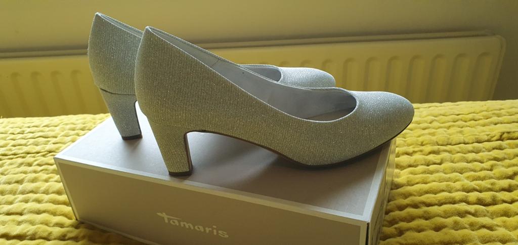 Tamaris glitter pumps maat 39, Tamaris, Pumps, Overige kleuren, Ophalen of Verzenden