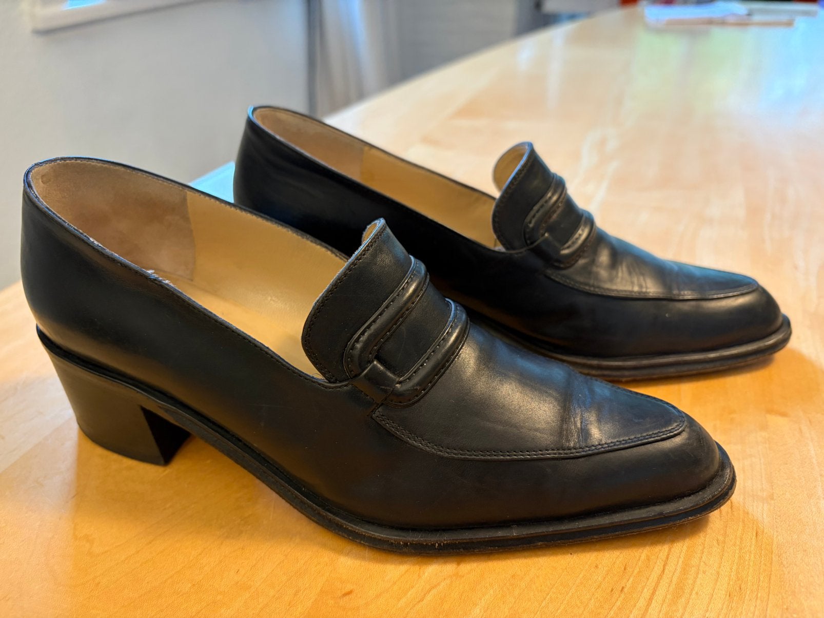 Elegante loafers van Ab Donkers maat 36,5, Ophalen of Verzenden, Zo goed als nieuw, Instappers, Zwart