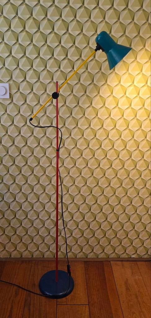 Vintage, design vloerlamp.  Veneta Lumi.  Massive, Ophalen, 150 tot 200 cm, Massive