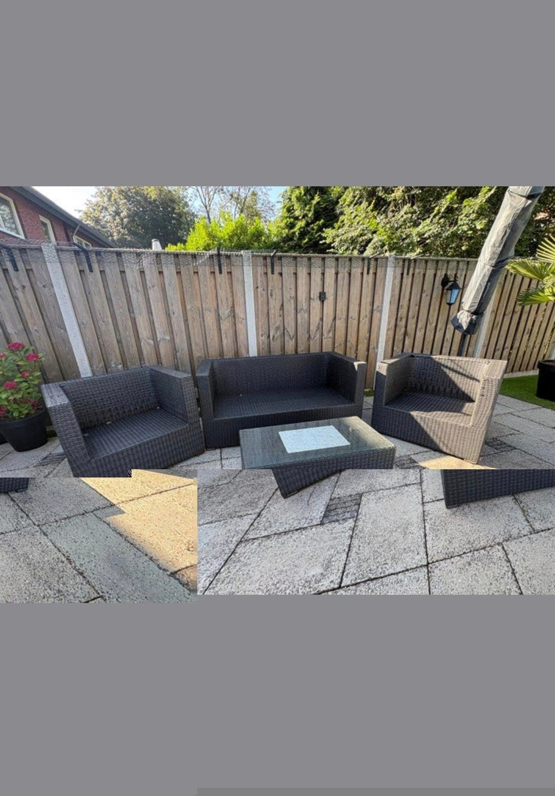 Tuinset, Ophalen, Gebruikt, 2 zitplaatsen