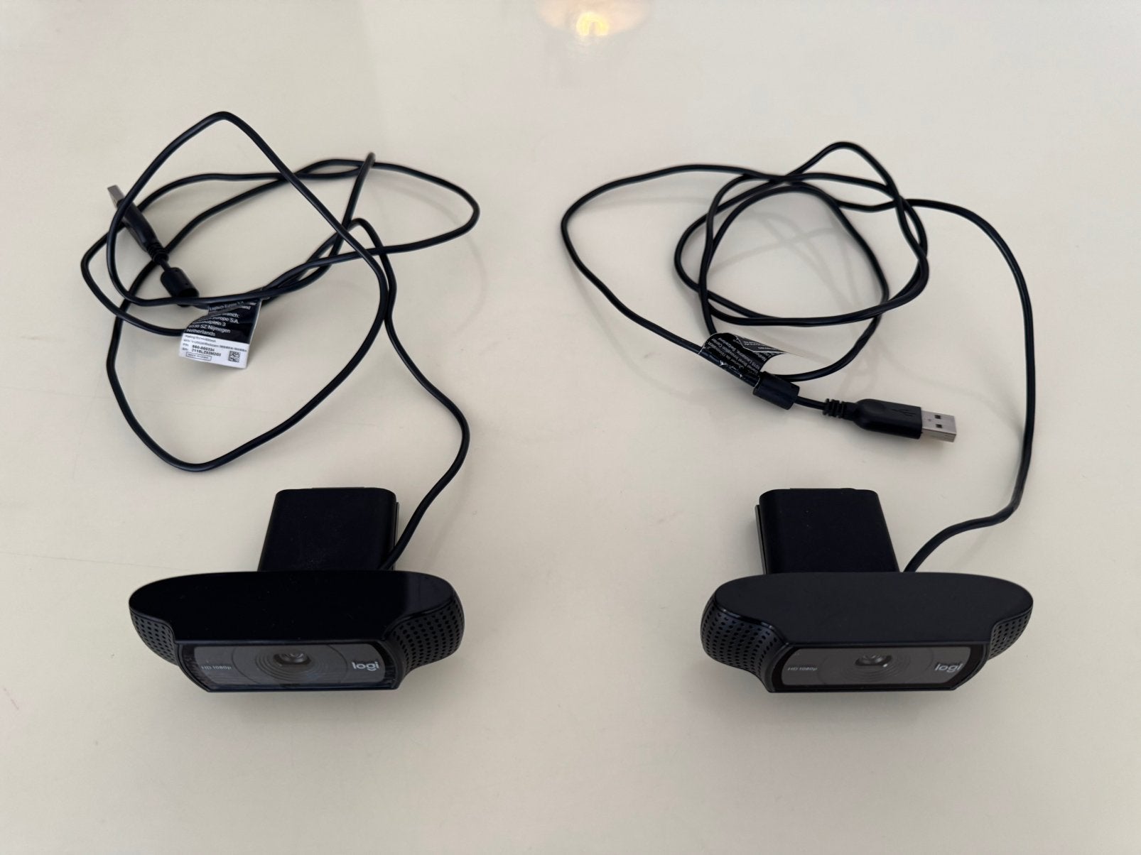 2x Logitech C920 HD 1080 webcam, Computers en Software, Ophalen of Verzenden, Zo goed als nieuw