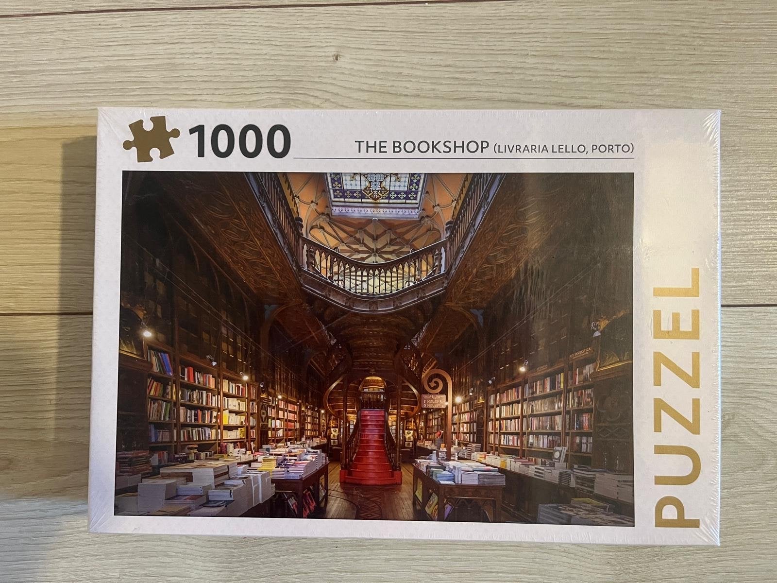 Puzzel 1000 stukjes Livraria Lello, Porto, Ophalen of Verzenden, 500 t/m 1500 stukjes, Nieuw, Legpuzzel