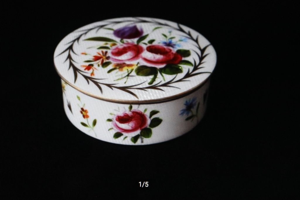 Antieke Samson Sevres merk Franse porseleinen doosje, Antiek en Kunst, Antiek | Porselein, Ophalen