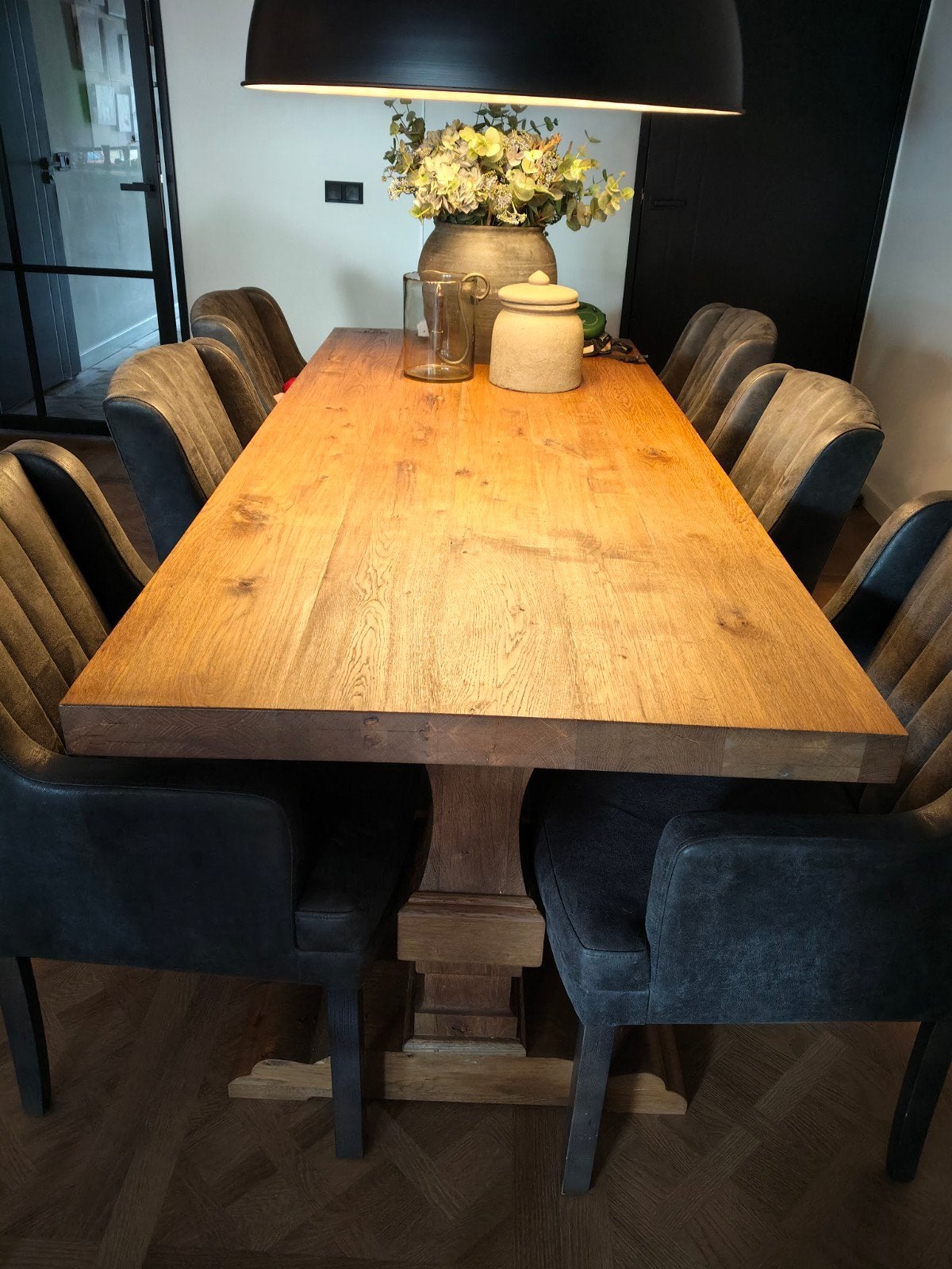 klooster tafel  eiken, Ophalen, 4 tot 6 stoelen