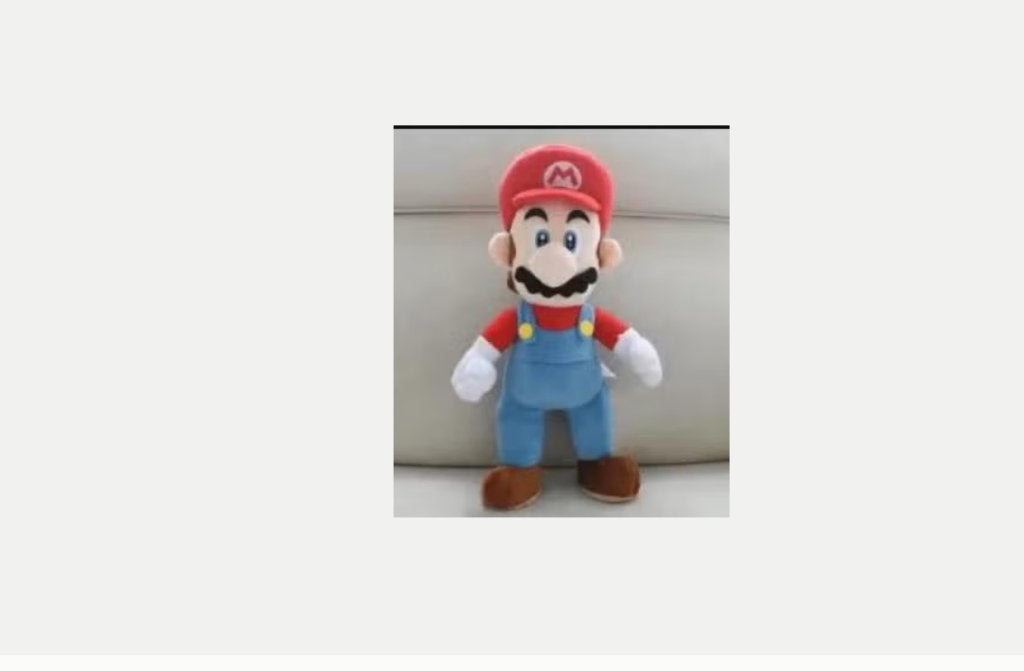 Super Mario grote knuffel Mario (38cm), Ophalen of Verzenden, Nieuw, Overige typen