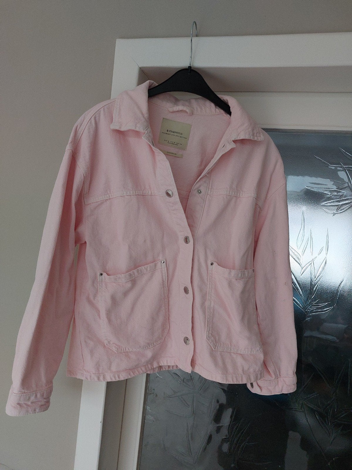 Roze spijkerjasje van Stradivarius, Ophalen of Verzenden, Roze, Maat 36 (S), Stradivarius