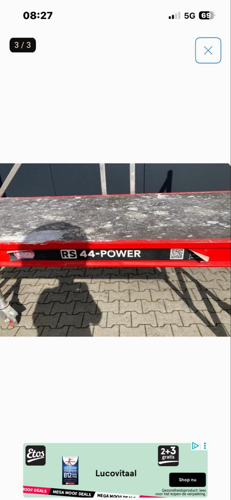 Altrex RS 44-POWER Rolsteiger - Zo goed als nieuw, Doe-het-zelf en Verbouw, Steigers, Ophalen, Zo goed als nieuw, Rolsteiger of Kamersteiger