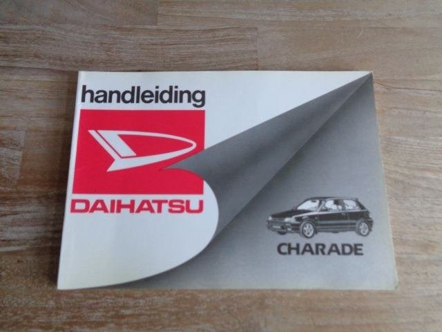 Daihatsu Charade ook GTI Handleiding Instructieboek - NL, Verzenden