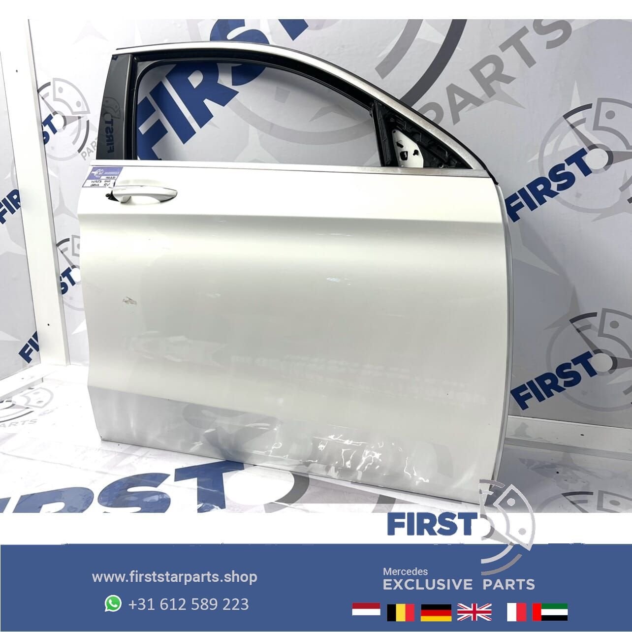 W253 C253 GLC DEUR PORTIER WIT COMPLEET RECHTSVOOR Mercedes, Gebruikt, -, Deur, Ophalen of Verzenden