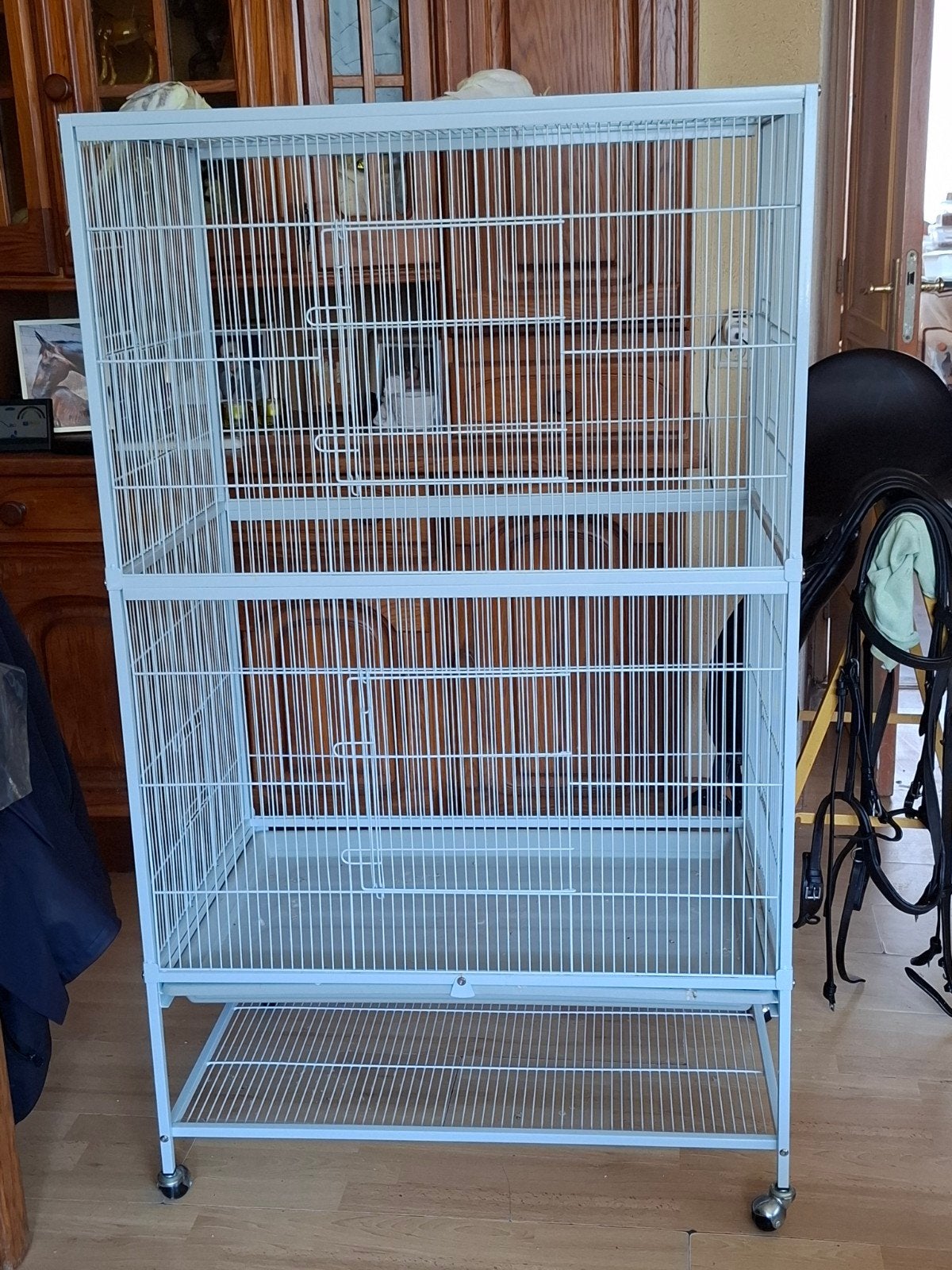te koop vogel kooi., Dieren en Toebehoren, Ophalen, Metaal, Vogelkooi
