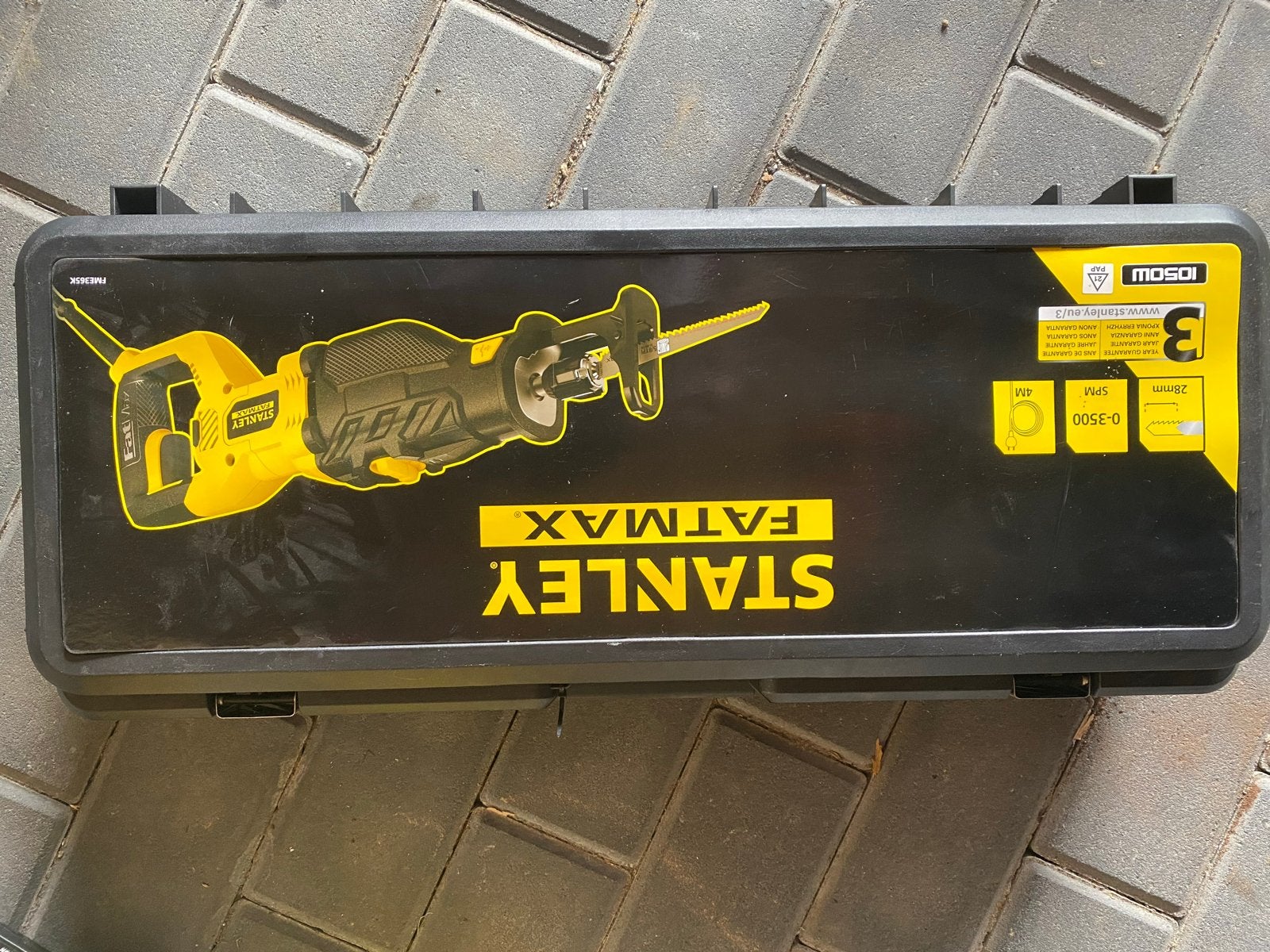 Stanley Fatmax Reciprozaag - Nieuw in doos, Nieuw, 600 tot 1200 watt, Ophalen of Verzenden, 30 tot 70 mm